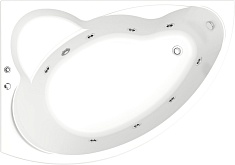 Bas Акриловая ванна Лагуна 170x110 L с гидромассажем